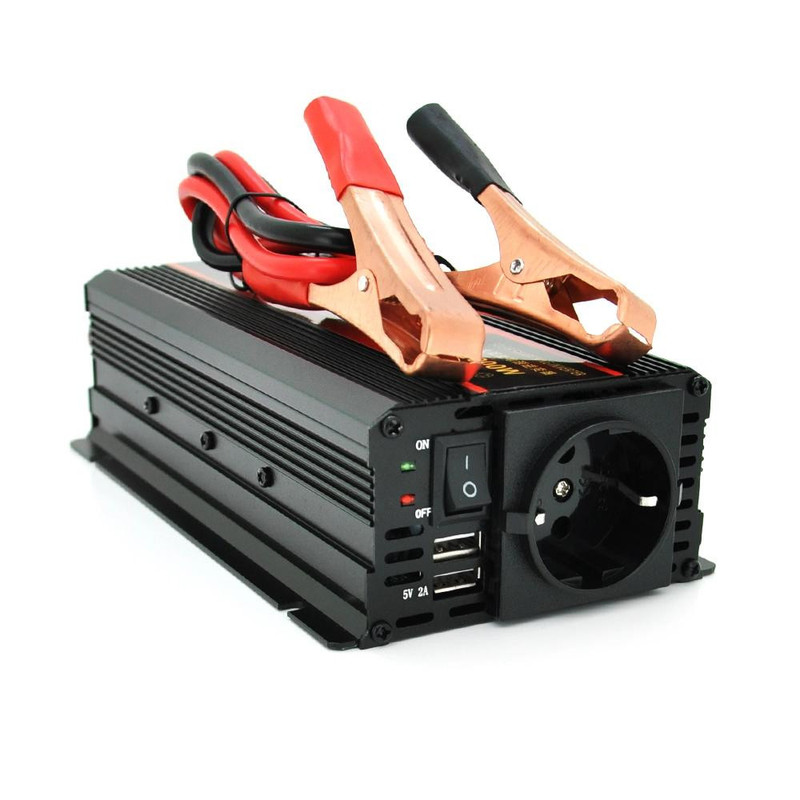 Інвертор (перетворювач) 12В/220В FrimeCom SK12-1000 800W